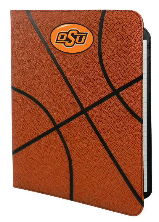 Oklahoma State Cowboys Classic Basketball Portfolio - 8.5 in x 11 in