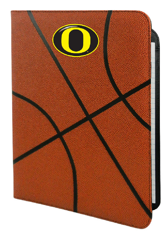 Oregon Ducks Classic Basketball Portfolio - 8.5 in x 11 in