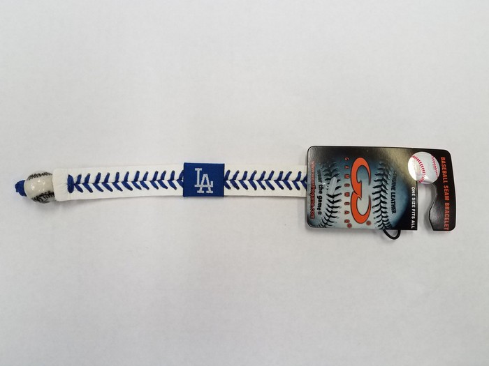 Los Angeles Dodgers Bracelet Genuine Baseball CO