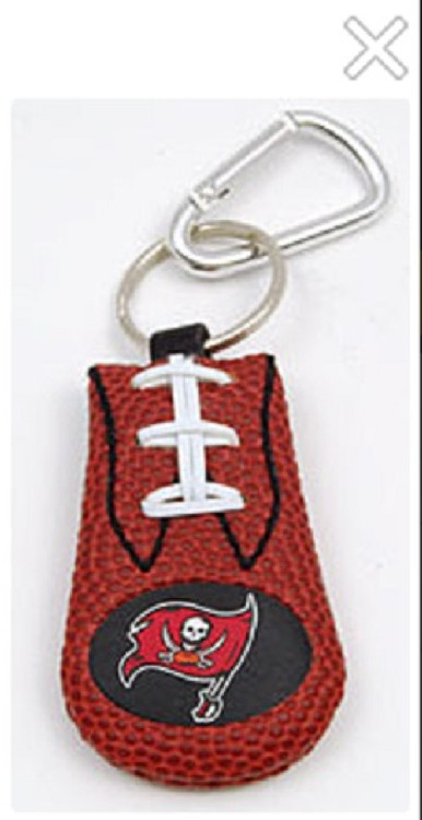 Tampa Bay Buccaneers Keychain Classic Football CO