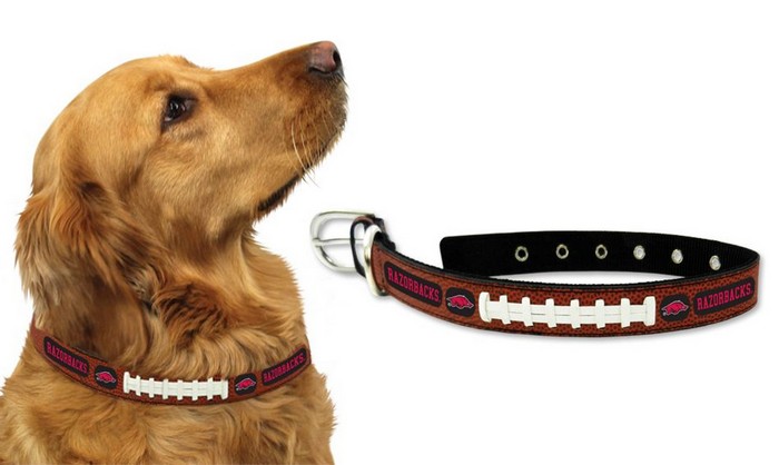 Arkansas Razorbacks Dog Collar - Size Large - New UPC