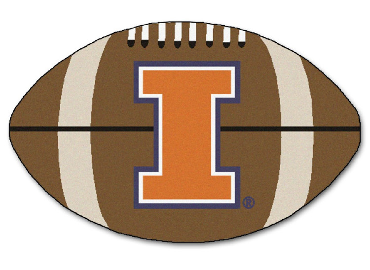 Illinois Fighting Illini Football Mat 22x35