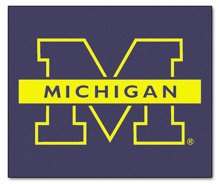 Michigan Wolverines Area Rug - Tailgater