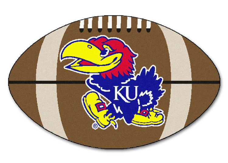 Kansas Jayhawks Football Mat 22x35