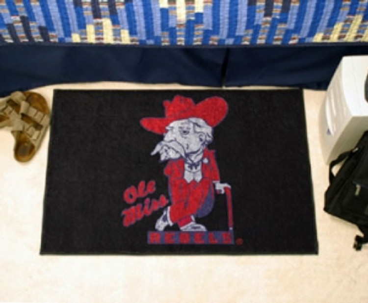 Mississippi Rebels Rug - Starter Style, Mascot Design