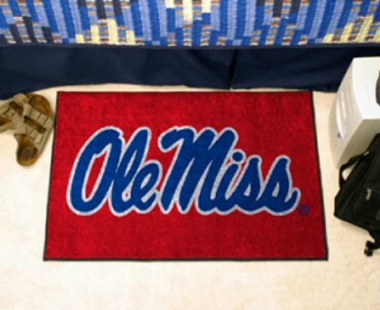 Mississippi Rebels Rug - Starter Style, 'Ole Miss' Design