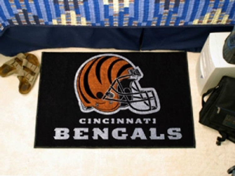 Cincinnati Bengals Rug - Starter Style, Helmet Design