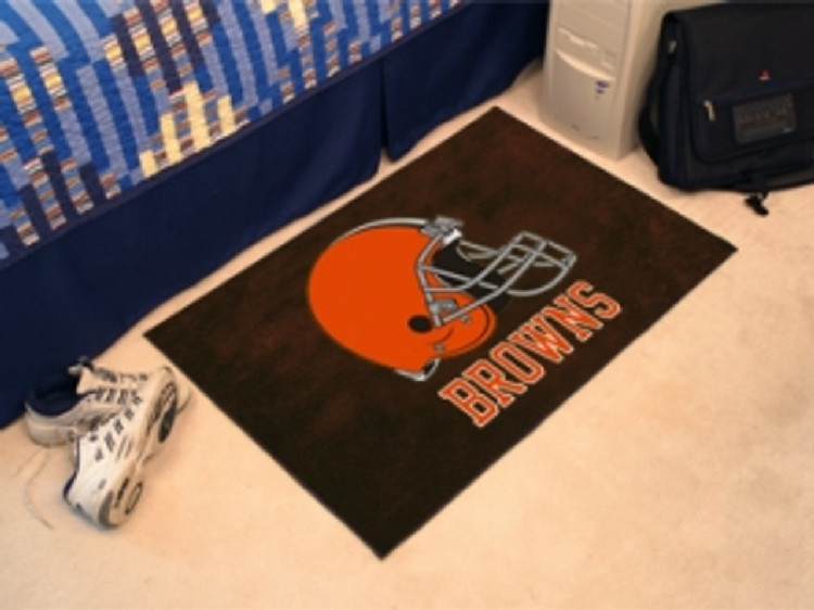 Cleveland Browns Rug - Starter Style, Helmet Design