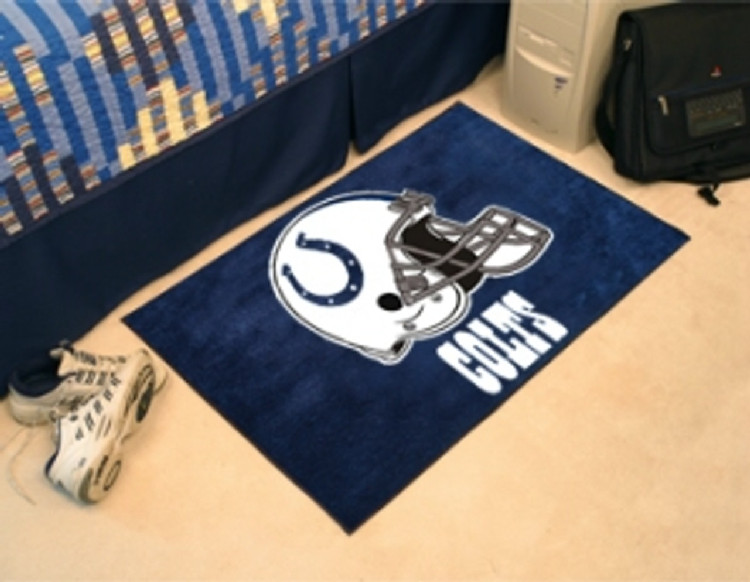 Indianapolis Colts Rug - Starter Style, Helmet Design