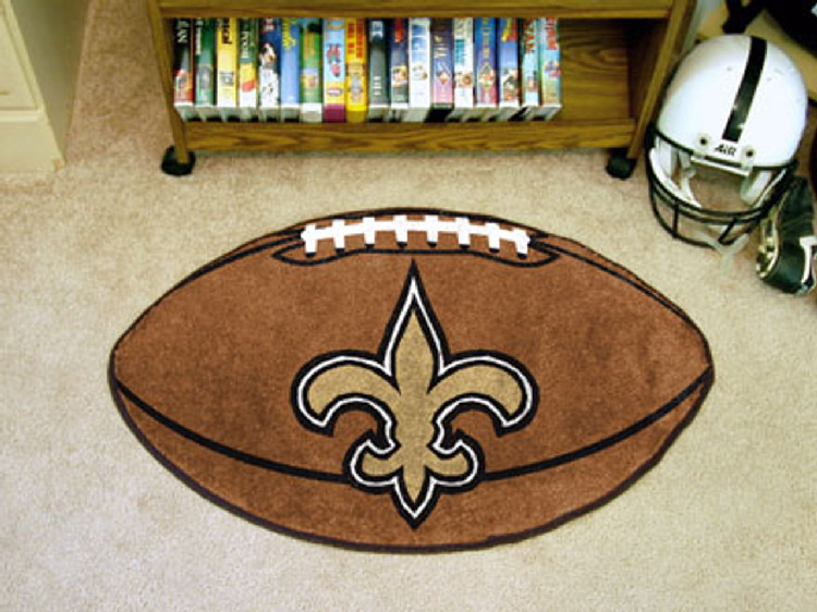 New Orleans Saints Football Mat 22x35