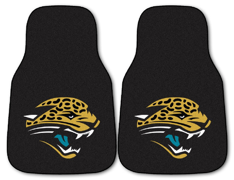 Jacksonville Jaguars Car Mats Printed Carpet 2 Piece Set