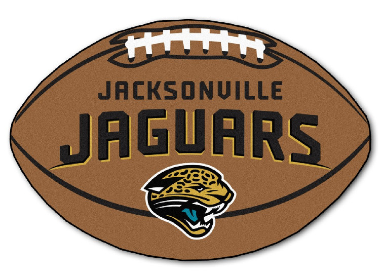 Jacksonville Jaguars Football Mat 22x35