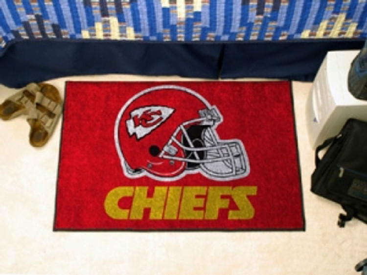 Kansas City Chiefs Rug - Starter Style, Helmet Design