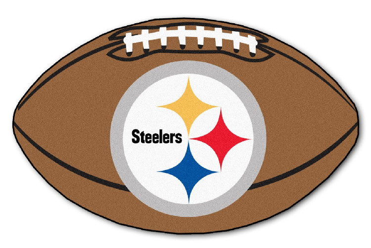 Pittsburgh Steelers Football Mat 22x35