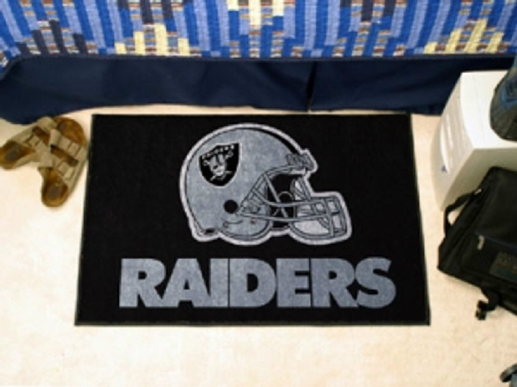 Las Vegas Raiders Rug - Starter Style, Helmet Design