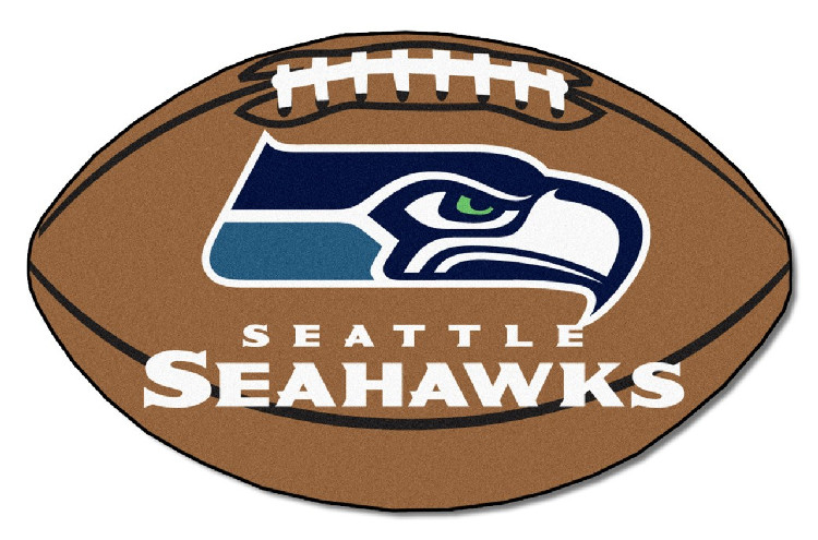 Seattle Seahawks Football Mat 22x35