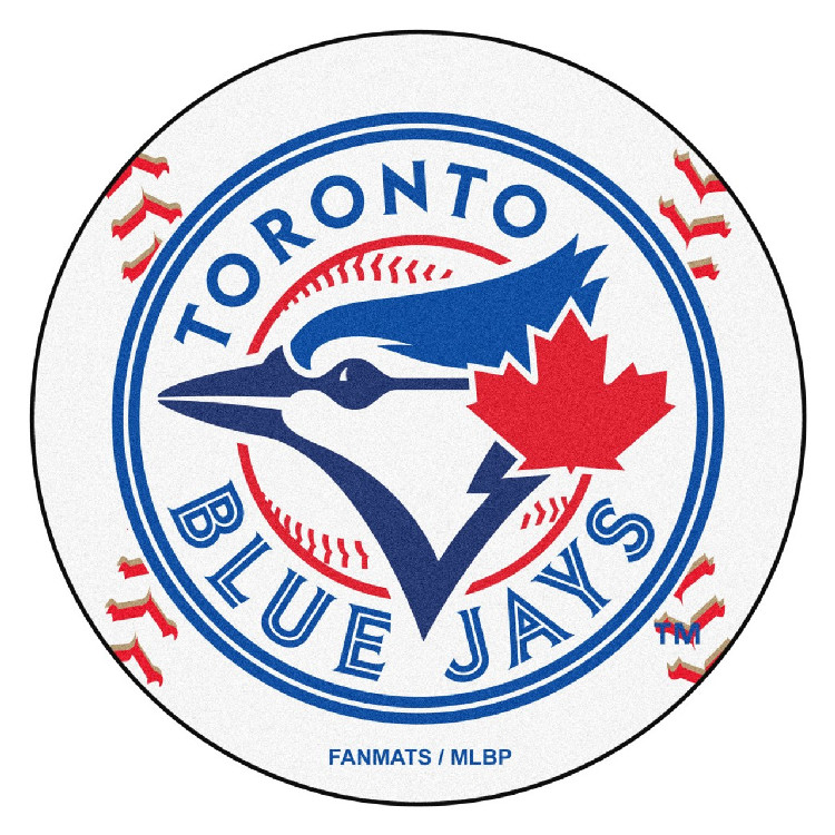 Toronto Blue Jays Mat Baseball 29 Inch