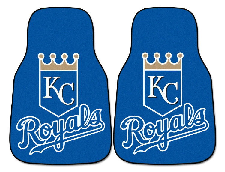 Kansas City Royals Car Mats Printed Carpet 2 Piece Set