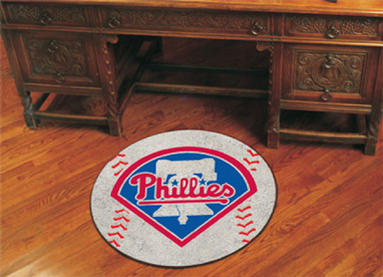 Philadelphia Phillies Baseball Mat 29 inch