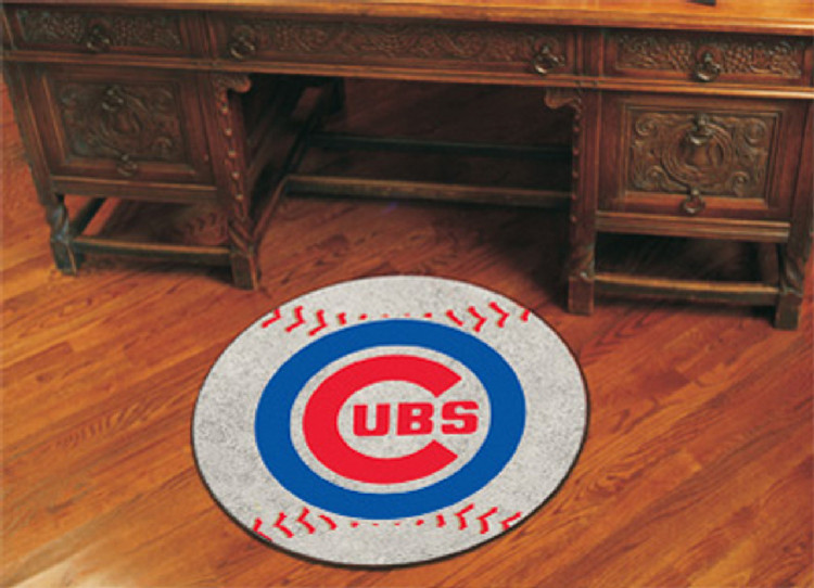 Chicago Cubs Baseball Mat 29 inch