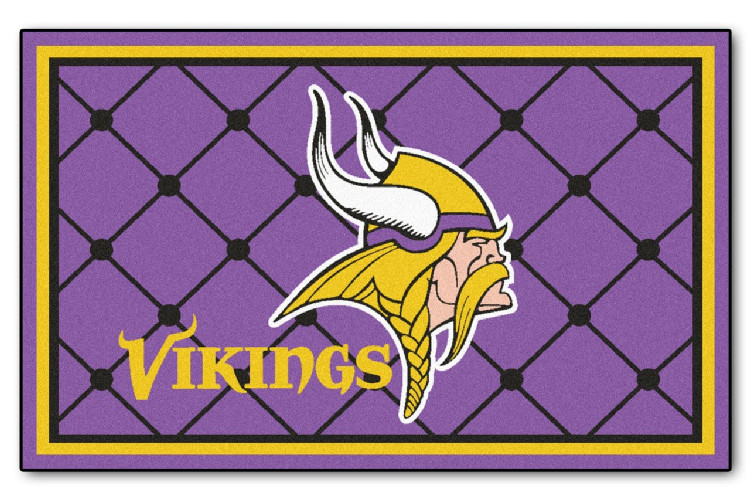 Minnesota Vikings Area Rug - 4'x6'