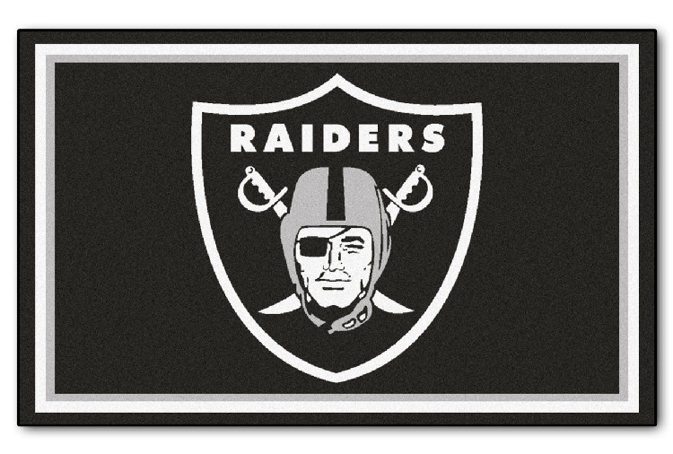 Las Vegas Raiders Area Rug - 5'x8'