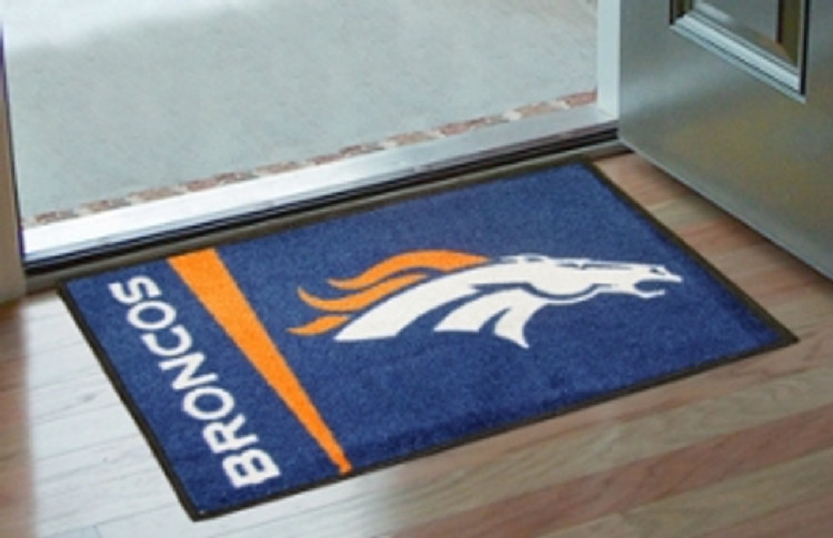 Denver Broncos Rug - Starter Style, Logo Design