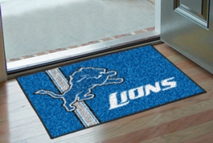 Fanmats Detroit Lions Rug - Starter Style, Logo Design -