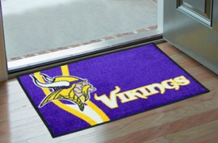 Minnesota Vikings Rug - Starter Style, Logo Design