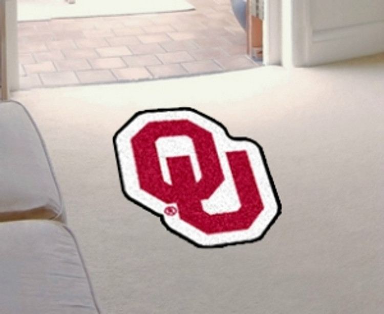 Oklahoma Sooners Area Rug - Mascot Style