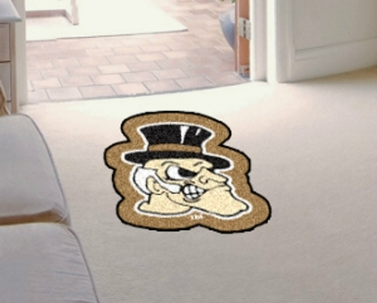 Wake Forest Demon Deacons Area Rug - Mascot Style