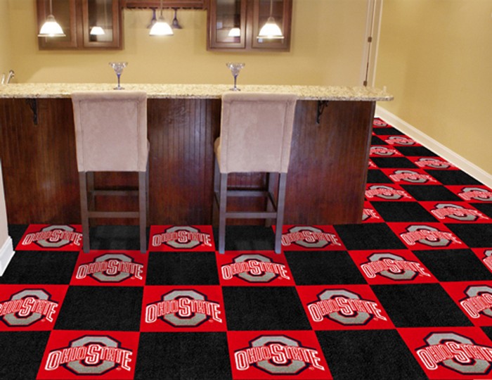 Ohio State Buckeyes Carpet Tiles -