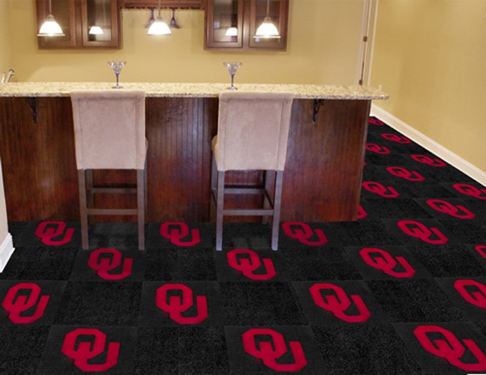 Oklahoma Sooners Carpet Tiles -