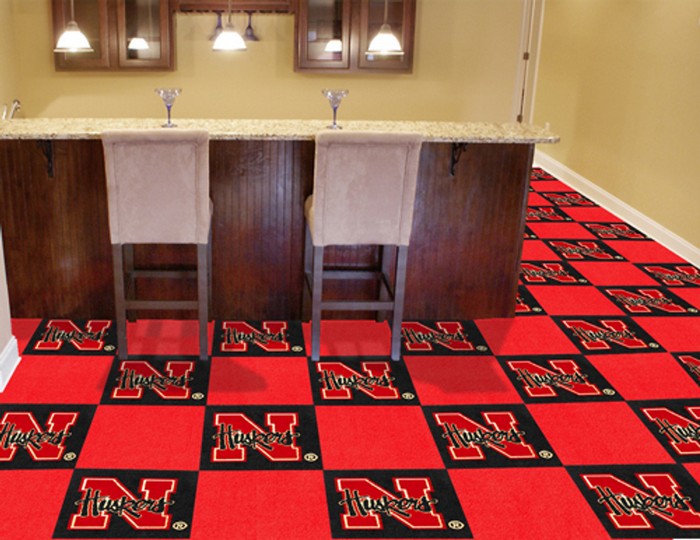 Nebraska Cornhuskers Carpet Tiles -