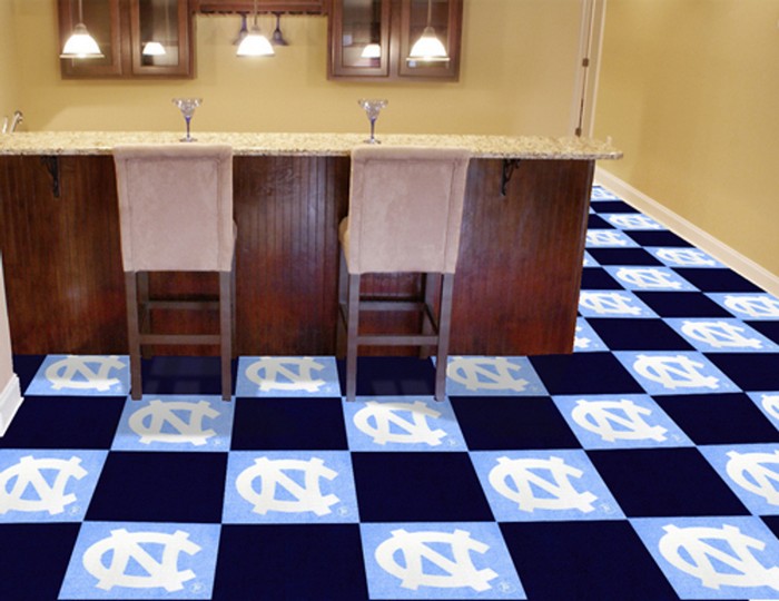 North Carolina Tar Heels Carpet Tiles -