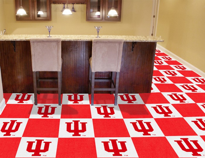 Indiana Hoosiers Carpet Tiles -