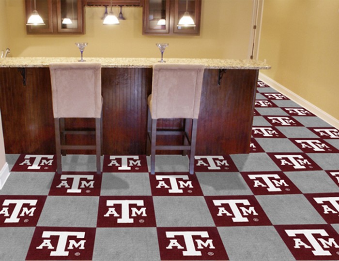 Texas A&M Aggies Carpet Tiles -