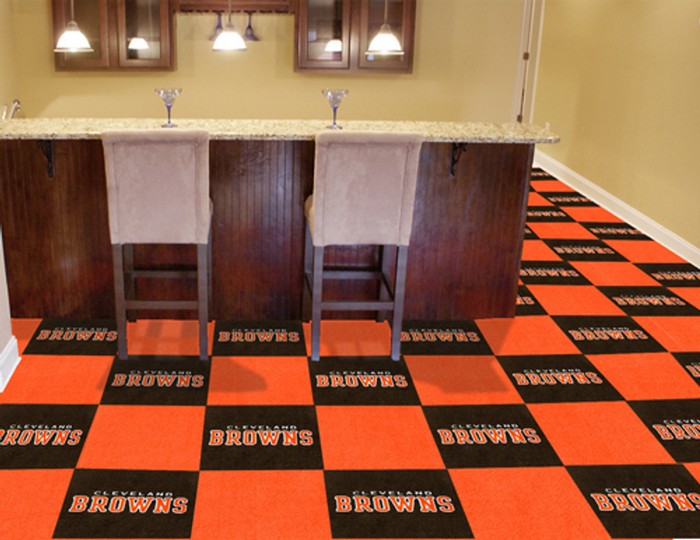 Cleveland Browns Carpet Tiles -