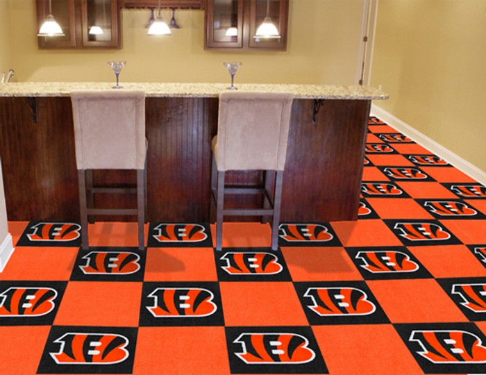 Cincinnati Bengals Carpet Tiles -