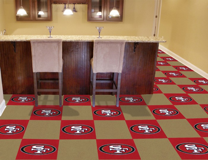 San Francisco 49ers Carpet Tiles -