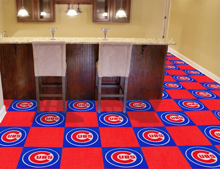 Chicago Cubs Carpet Tiles -