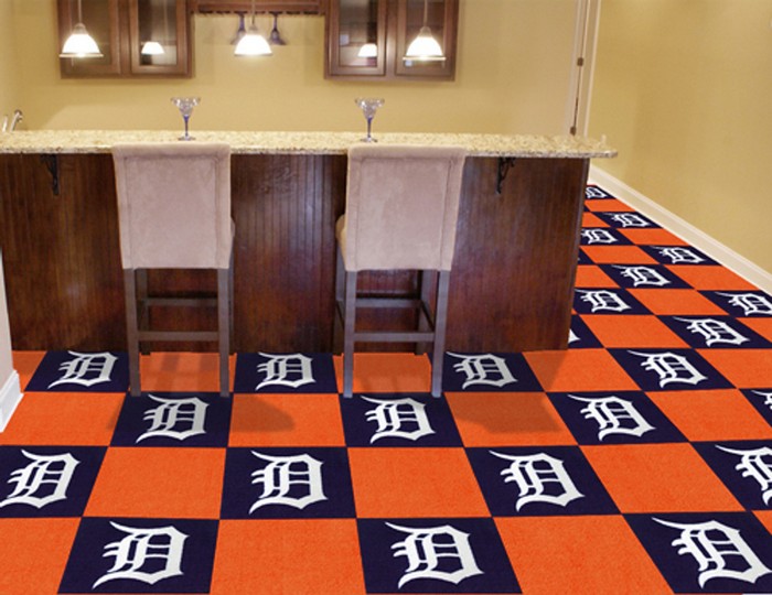 Detroit Tigers Carpet Tiles -