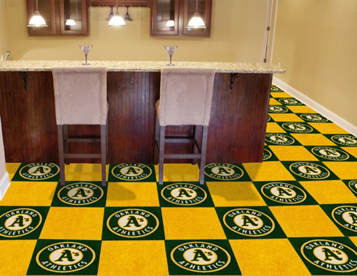 Oakland Athletics Carpet Tiles -