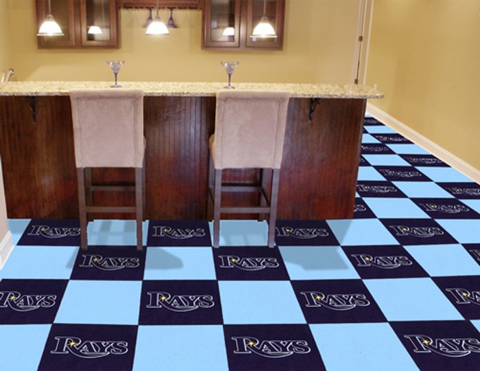 Tampa Bay Rays Carpet Tiles -