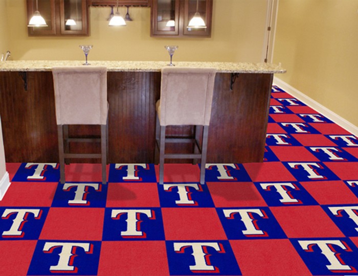 Texas Rangers Carpet Tiles -