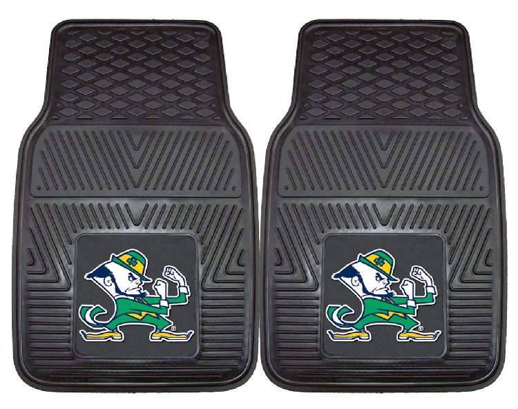 Notre Dame Fighting Irish Heavy Duty 2-Piece Vinyl Car Mats