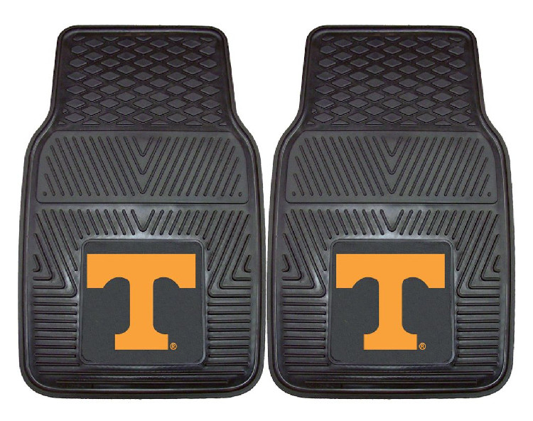 Tennessee Volunteers Heavy Duty 2-Piece Vinyl Car Mats