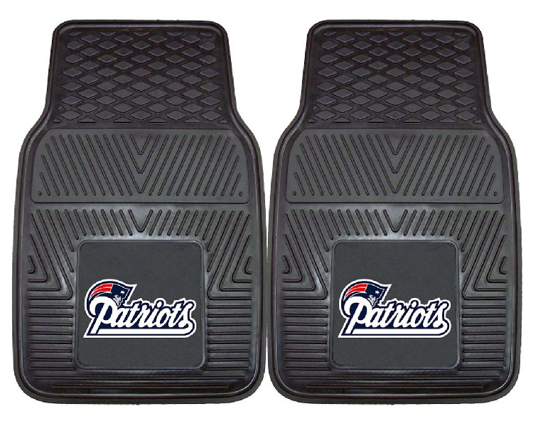 New England Patriots Car Mats Heavy Duty 2 Piece Vinyl