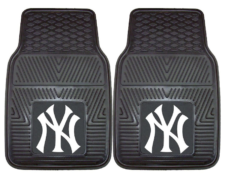 New York Yankees Heavy Duty 2-Piece Vinyl Car Mats