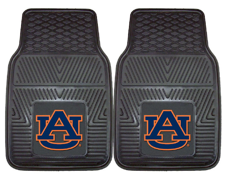 Auburn Tigers Car Mats Heavy Duty 2 Piece Vinyl